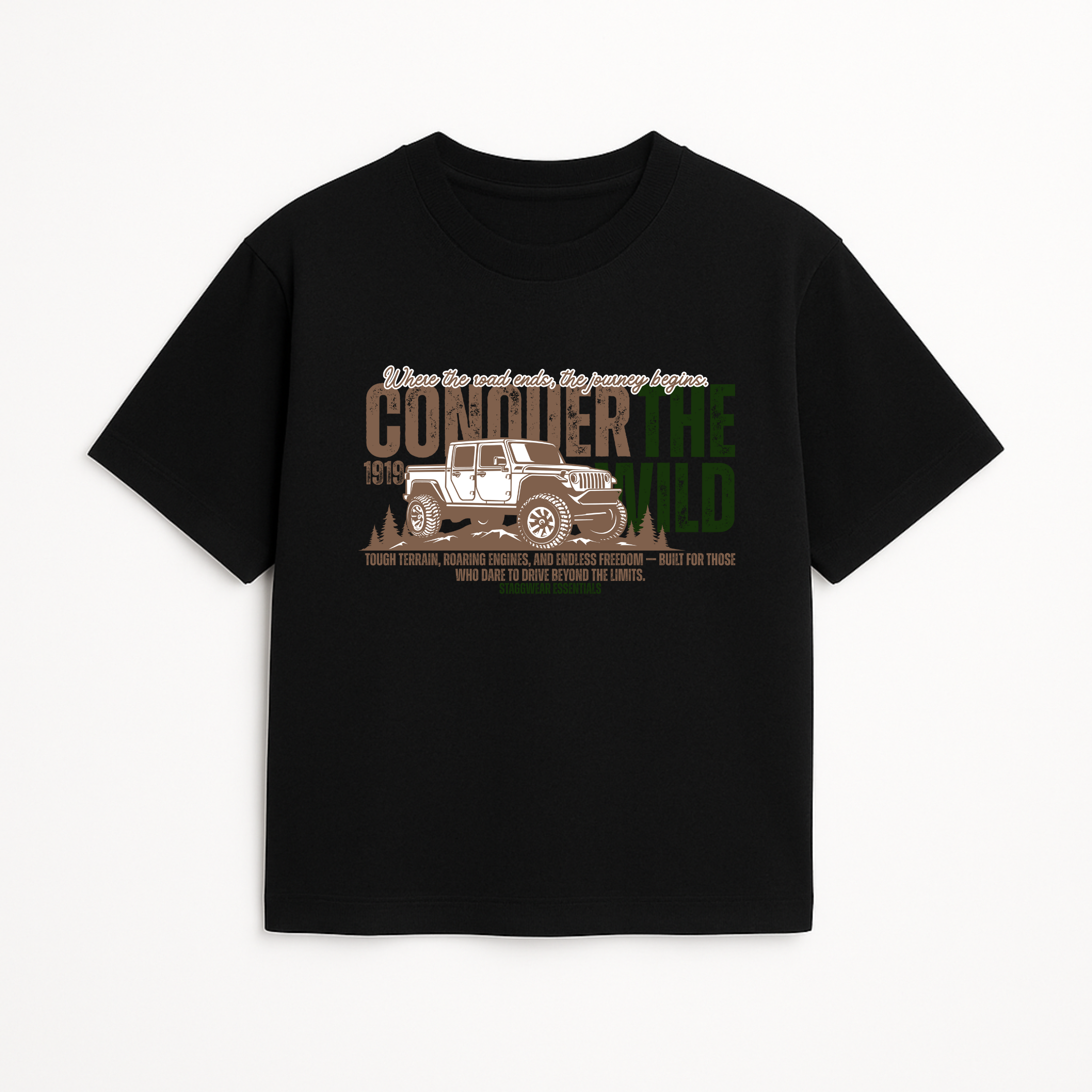 Conquer The Wild – Graphic Adventure T-Shirt