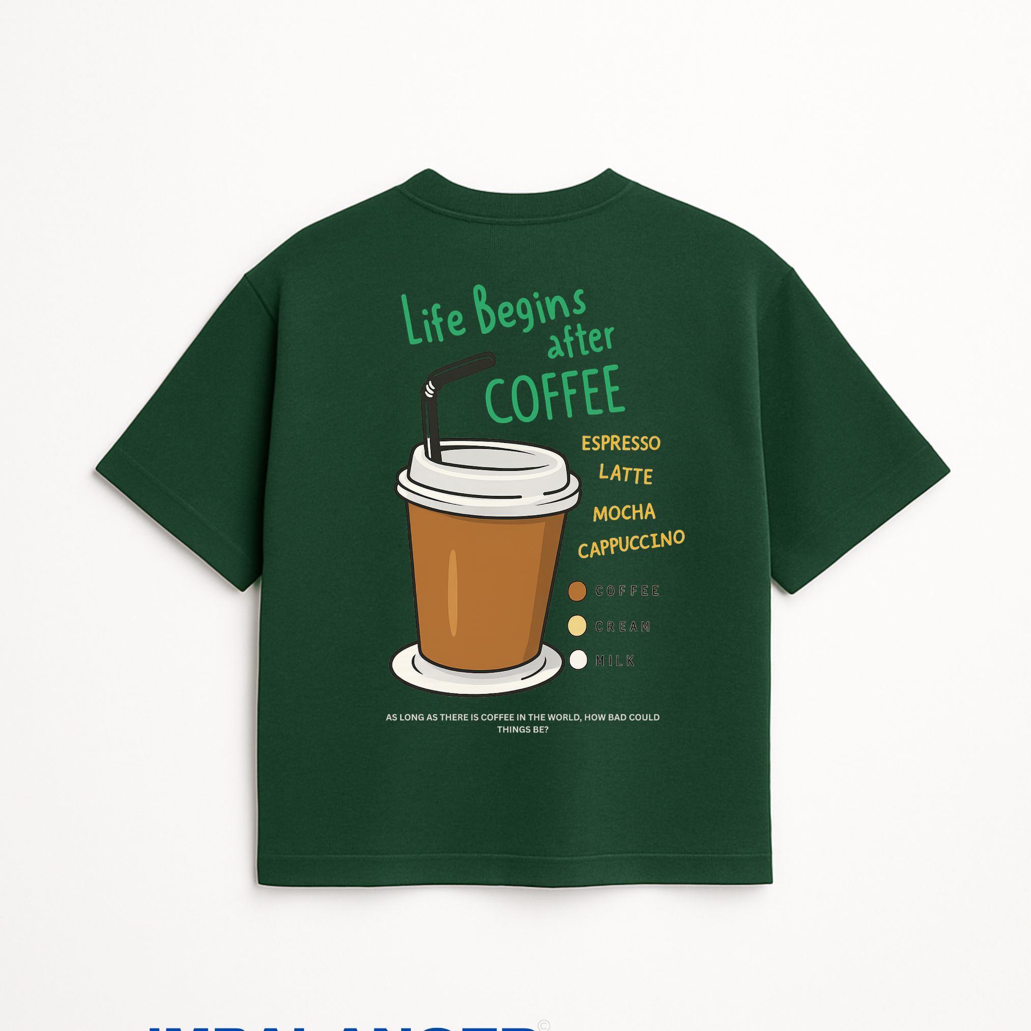 LIFE BEGINS AFTER COFFEE