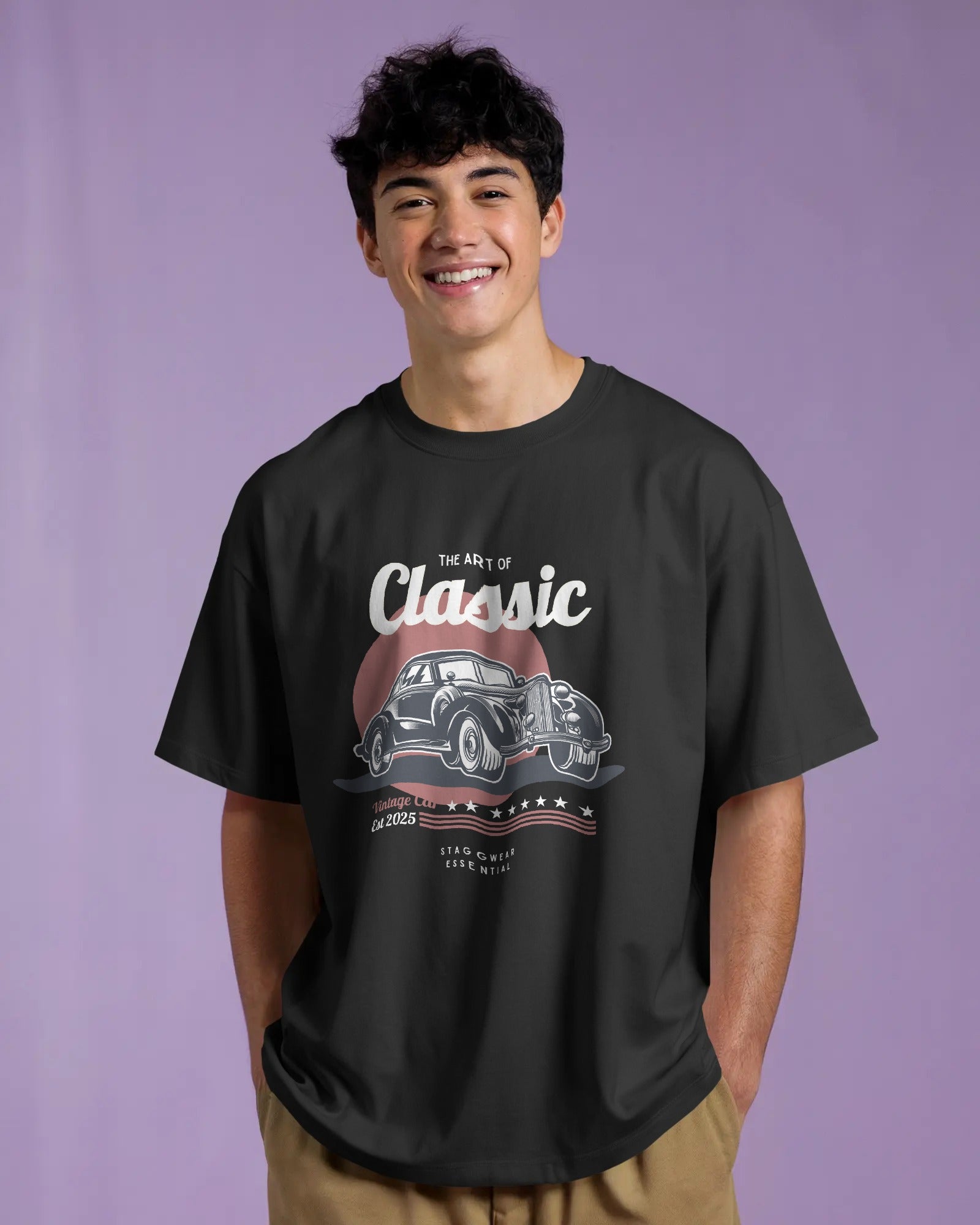 The Art of Classic – Vintage Car T-Shirt