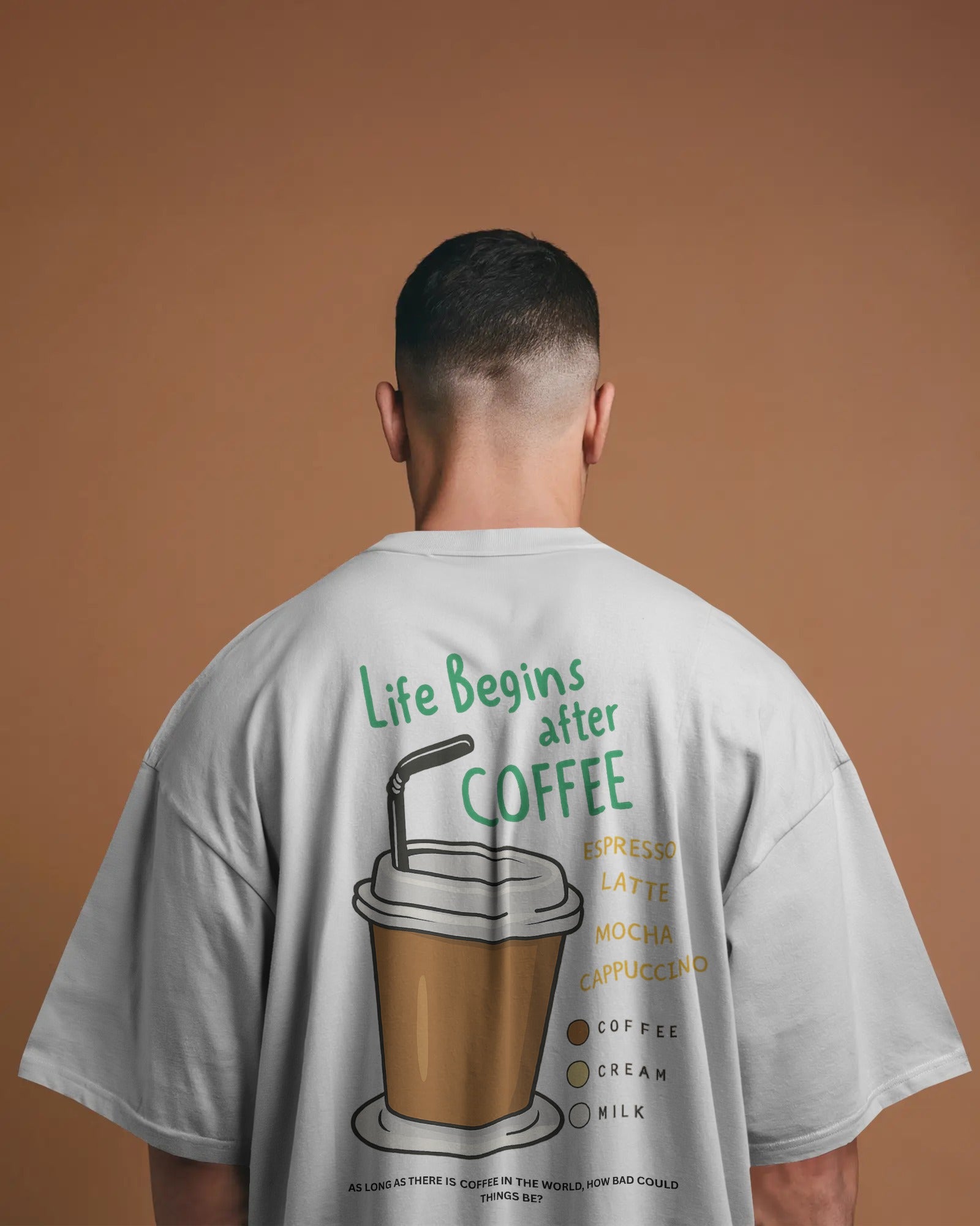 LIFE BEGINS AFTER COFFEE