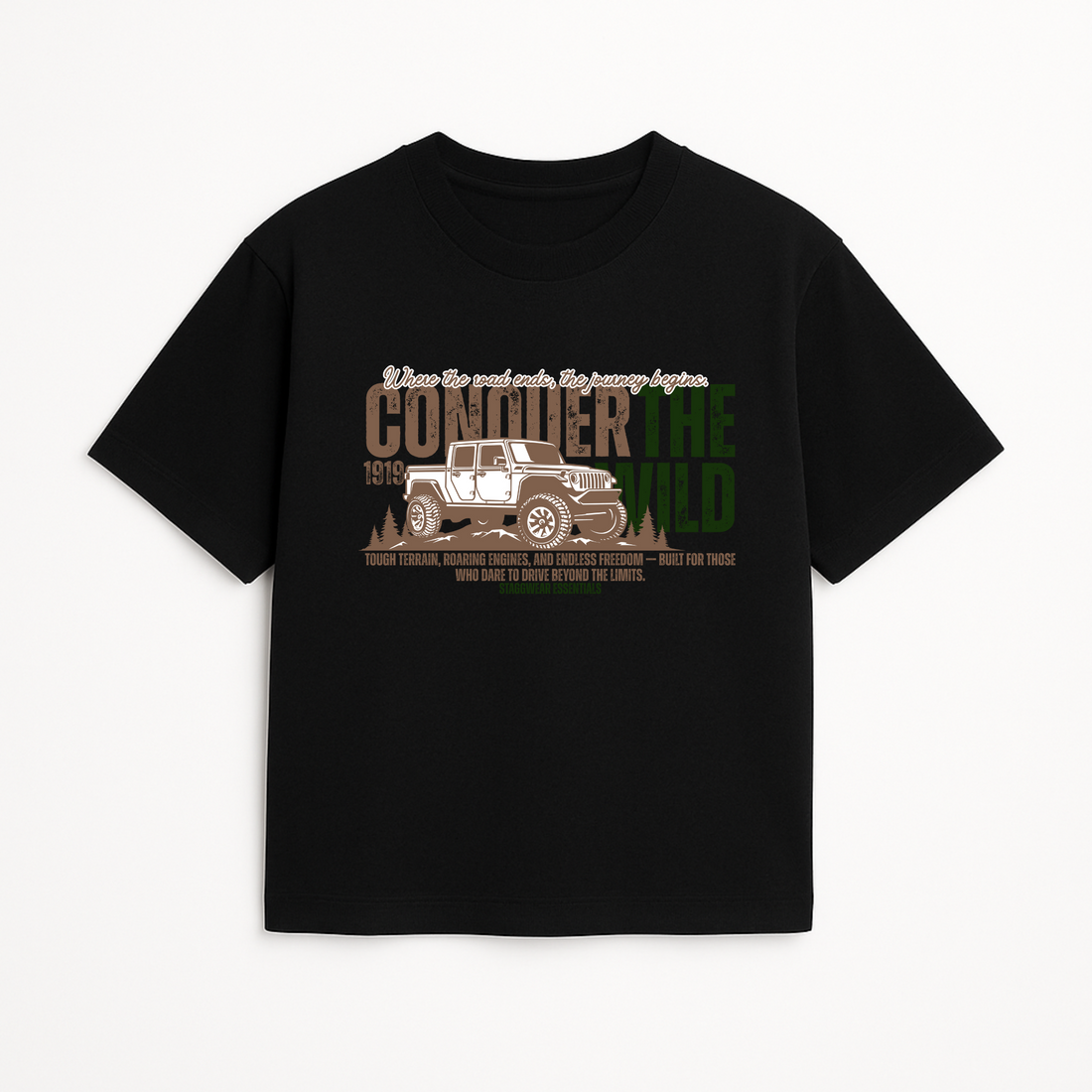 Conquer The Wild – Graphic Adventure T-Shirt