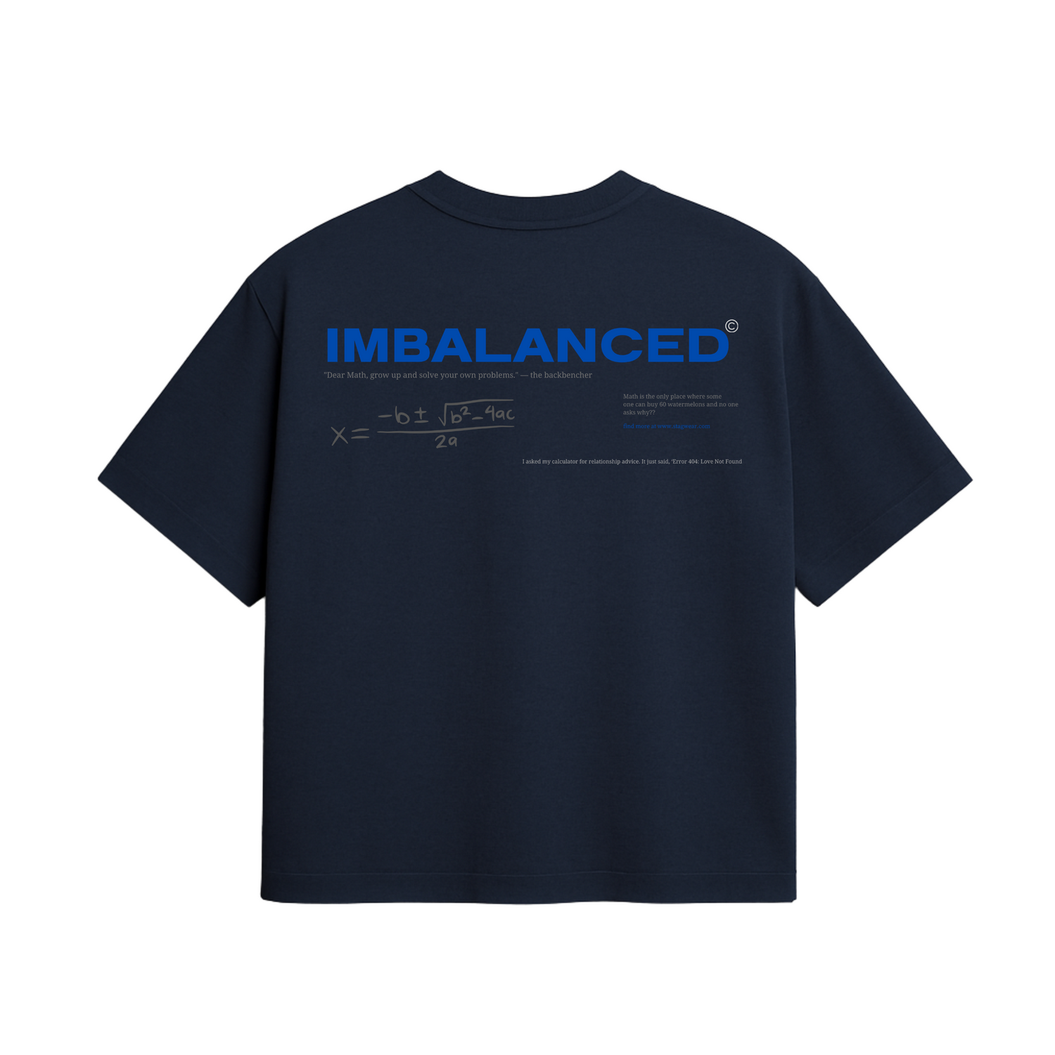 IMBALANCED MATHS TEE