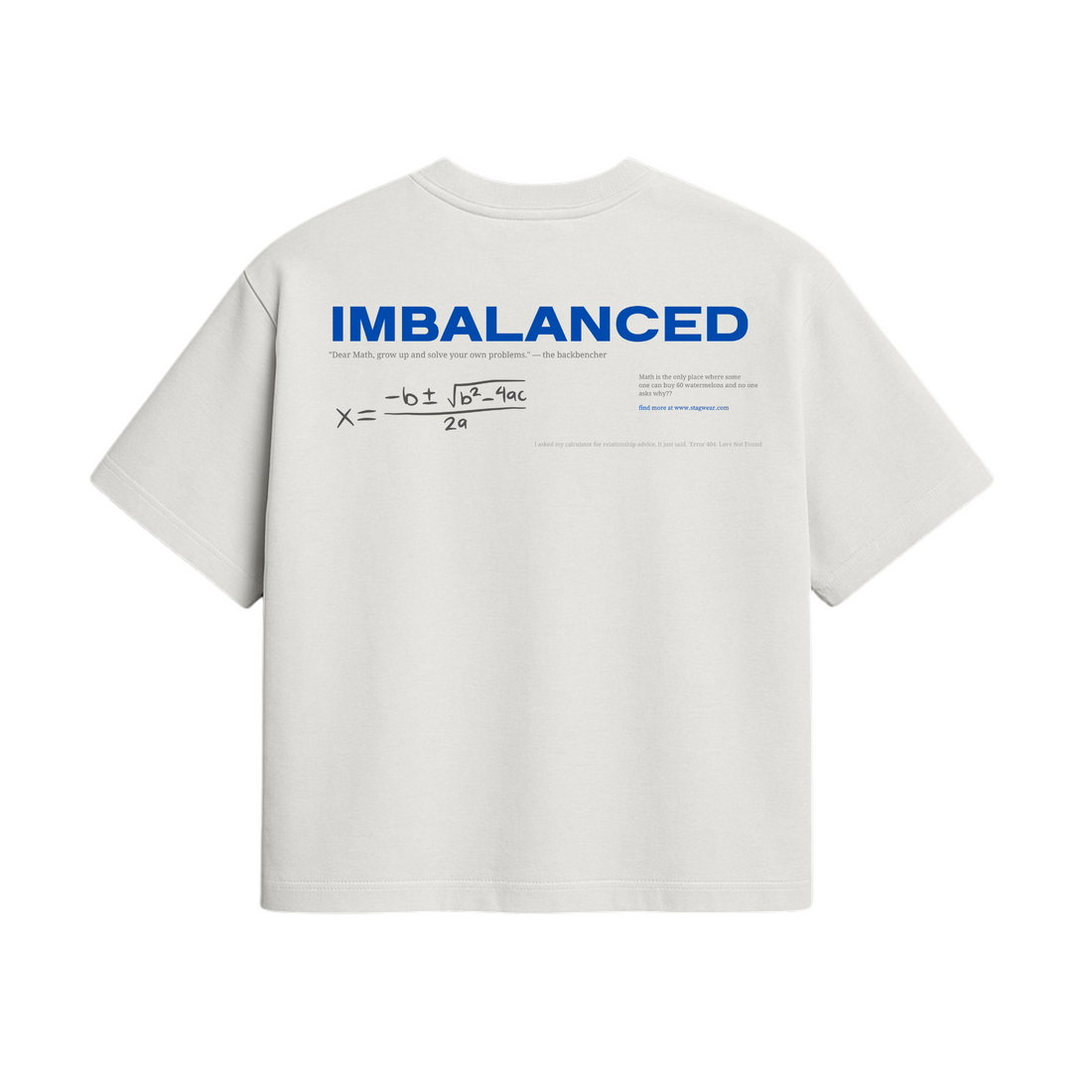 IMBALANCED MATHS TEE