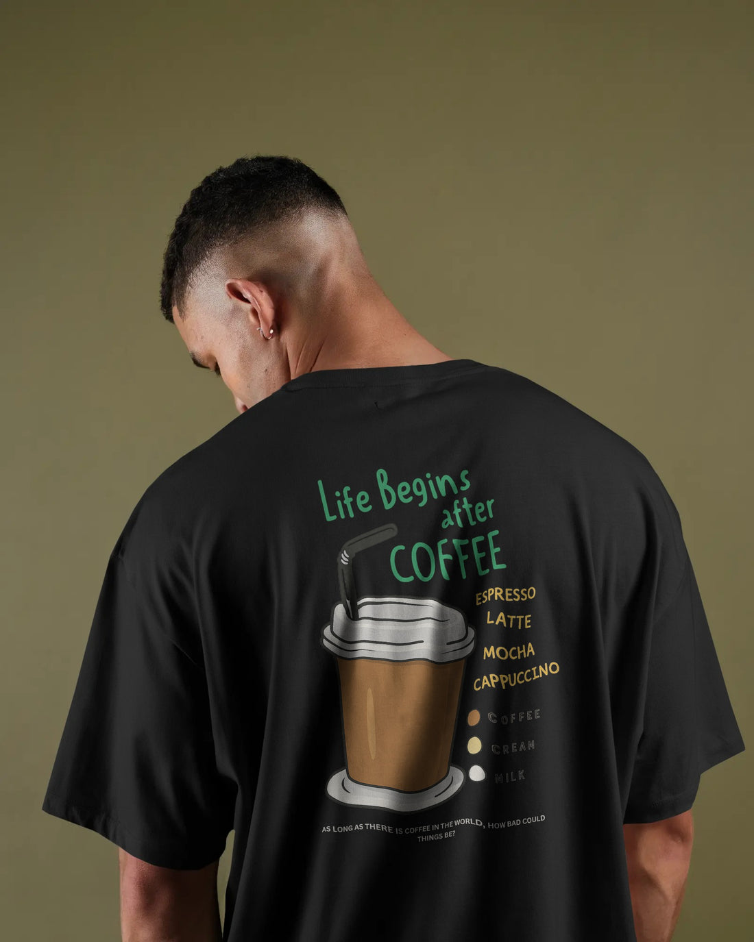 LIFE BEGINS AFTER COFFEE